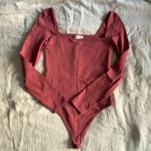 Babaton Long Sleeve Contour Bodysuit Size M